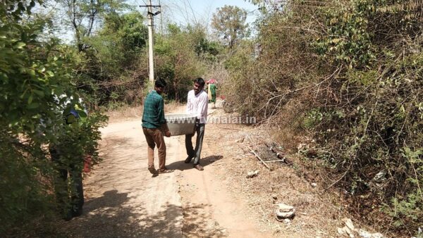 பருவதமலை பாதுகாப்பு குழு சார்பில் வனங்களில்  தண்ணீர் தொட்டிகள் அமைக்கவும், மரகன்றுகள் நடவும்  ஏற்பாடு!