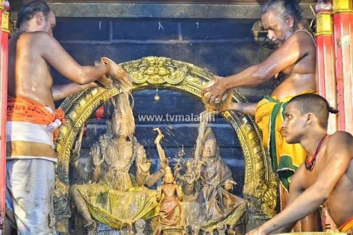 அருள்மிகு அண்ணாமலையார் திருக்கோயிலில் இன்று (30.05.2022) வைகாசிமாத  அமாவாசை முன்னிட்டு பெரிய நாயகருக்கு மகா ருத்ராபிஷேகம்!