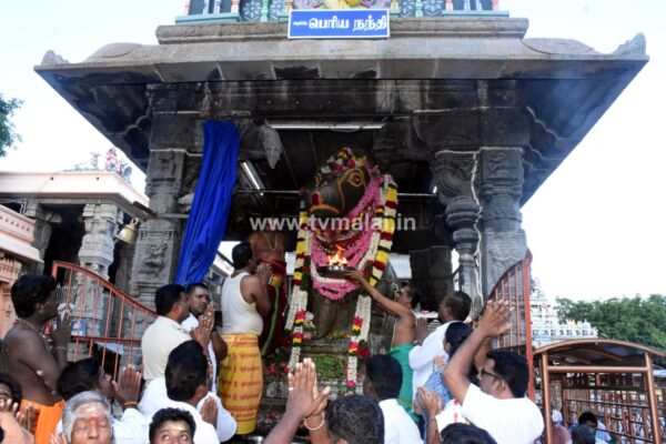 திருவண்ணாமலை அருணாச்சலேஸ்வரர் கோவில் வைகாசி மாத பெளர்ணமி பிரதோஷம்!