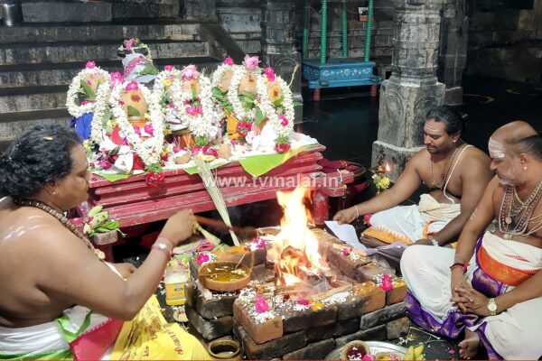 திருவண்ணாமலை அருள்மிகு அண்ணாமலையார் கோவிலில் அஷ்டதிக்கு பாலகர்களுக்கு பாலாலய பூஜை!