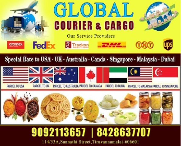 Global Courier and Cargo in Tiruvannamalai