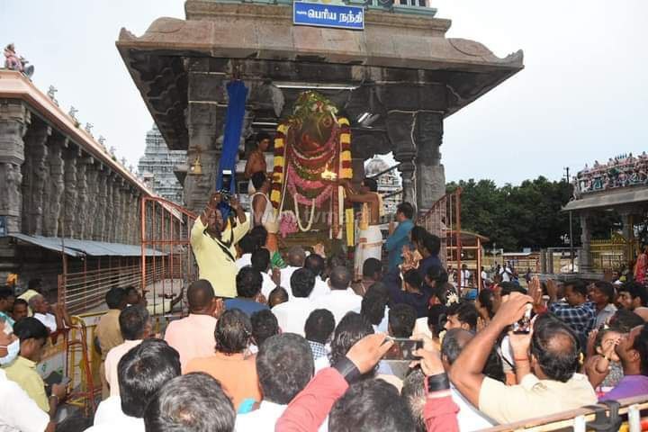 திருவண்ணாமலை அருணாச்சலேஸ்வரர் திருக்கோவிலில் ஆவணி மாத பௌர்ணமி பிரதோஷம்!