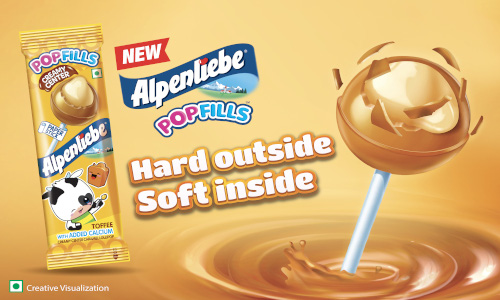 Alpenliebe launches countrys first cream filled caramel lollipop