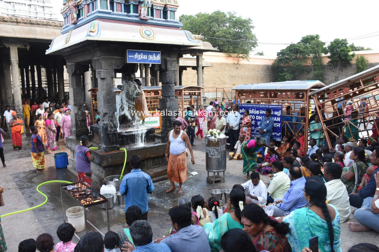 திருவண்ணாமலை அண்ணாமலையார் கோவிலில் புரட்டாசி பௌர்ணமி பிரதோஷ வழிபாடு!