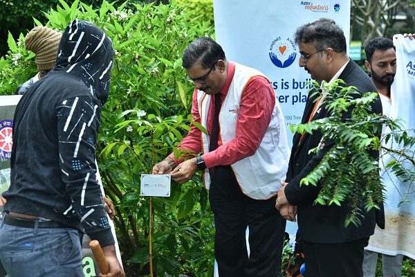 Aster CMI Hospital in association with REVA University Organizes a Tree Plantation Drive in Bengaluru