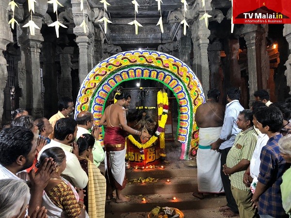 திருவண்ணாமலை அண்ணாமலையார் திருக்கோயில் மகா தீபக் கொப்பரைக்கு சிறப்பு பூஜை!