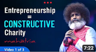 Mahatria Ra Celebrating International Entrepreneurship Day - Video 1