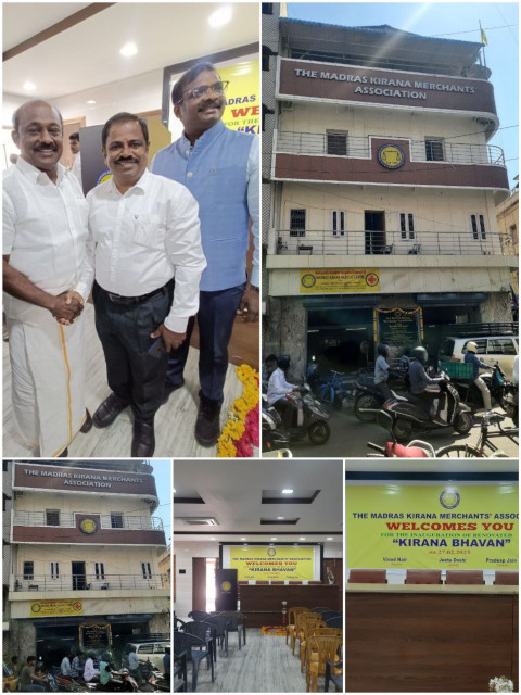 Inauguration of the newly renovated Kirana Bhavan by the Madras Kirana Merchants Association