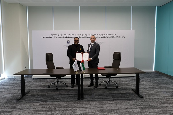 ANWAR GARGASH DIPLOMATIC ACADEMY JOINS HANDS WITH O.P. JINDAL GLOBAL (INSTITUTION OF EMINENCE DEEMED TO BE UNIVERSITY) TO ACCELERATE ACADEMIC EXCELLENCE