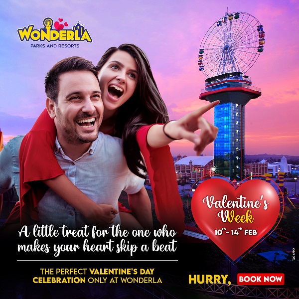 Wonderla Holidays Celebrates Valentine’s Week with Special Packages for Couples to make it memorable