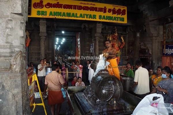 திருவண்ணாமலை அருணாச்சலேஸ்வரர் கோவிலில் பங்குனி மாத பௌர்ணமி பிரதோஷம்!