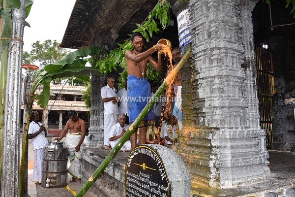 அண்ணாமலையார் கோவிலில் சித்திரை வசந்த உற்சவ விழா பந்தக்கால் முகூர்த்தத்துடன் தொடக்கம்!