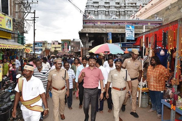 திருவண்ணாமலை சித்ரா பௌர்ணமியை முன்னிட்டு பக்தர்களுக்கு அடிப்படை வசதிகள் குறித்து நேரில் ஆய்வு!