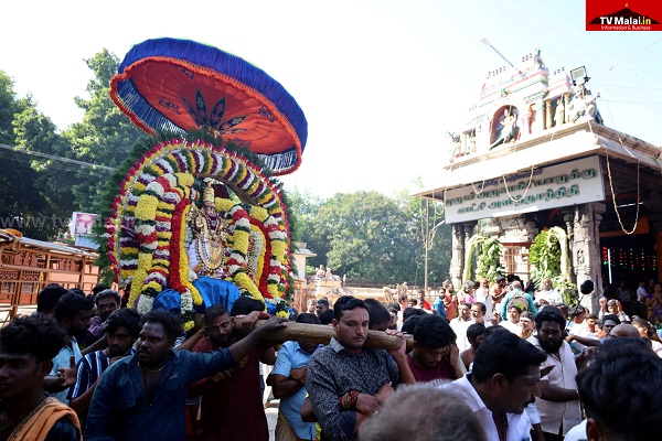 திருவண்ணாமலை அருள்மிகு அண்ணாமலையார் திருக்கோயிலில் கார்த்திகை தீபத் திருவிழா 2023 – இரண்டாம் நாள் காலை!