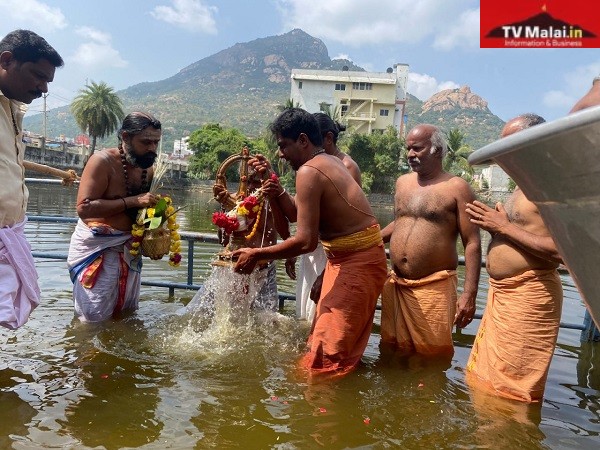 திருவண்ணாமலை அண்ணாமலையார் திருக்கோயிலில் இன்று (25.01.2024) தைப்பூச தீர்த்தவாரி!