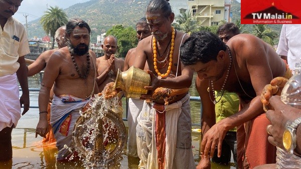 திருவண்ணாமலை அண்ணாமலையார் திருக்கோயிலில் இன்று (25.01.2024) தைப்பூச தீர்த்தவாரி!