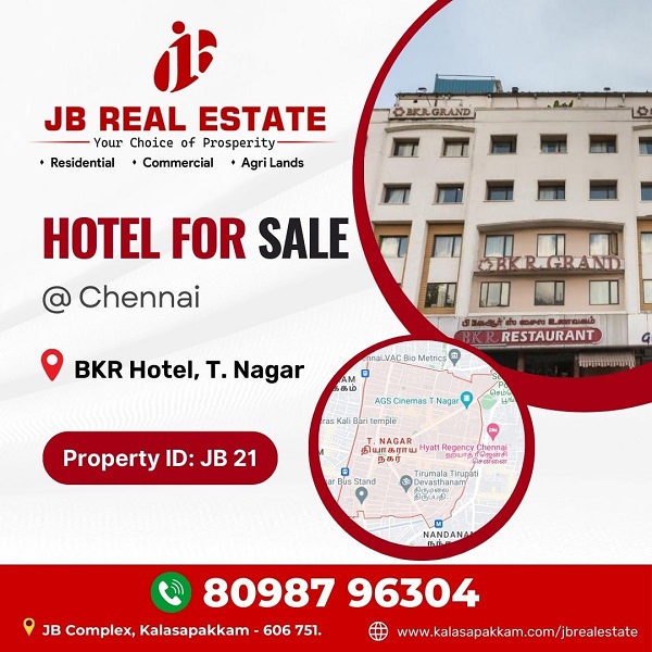Hotel For Sale Chennai!