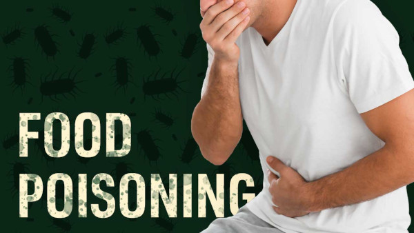 What is food poisoning and how can it be treated at home?