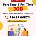 Part Time & Full Time JOB