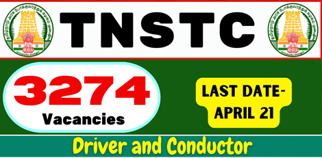 Applications Open for 3,274 Driver & Conductor Posts in TN Transport Corporation